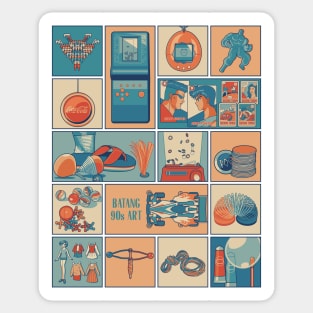 90s Playthings Sticker